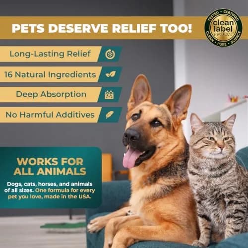 Real Time Pain Relief Pet Formula - 4oz Spray Bottle | Vet Recommended Relief for Pets thumbnail 3