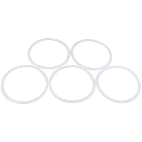 DERNORD Silicone Gasket Tri-clover (Tri-clamp) O-Ring 4 Inch Pack of 5 | Food Grade Silicone Rubber Seal thumbnail 1