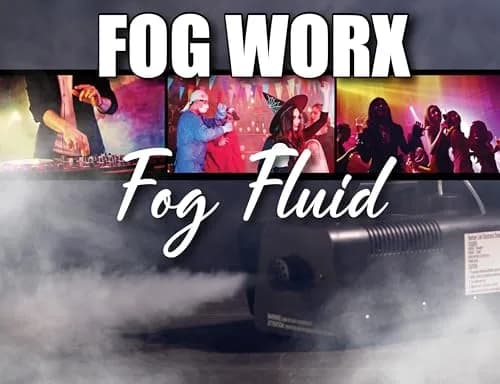 Fog Worx Fog Juice 1.89 L (64 oz) | Premium Water-Based Fog Machine Fluid for Medium Density Fog thumbnail 7
