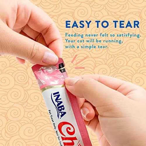 INABA Churu Cat Treats Tuna with Salmon Recipe 2 oz (70.8 g) | Grain-Free Lickable Purée for Cats thumbnail 5