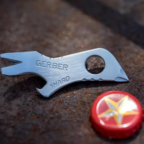 Gerber Gear Shard 7-in-1 Keychain Multitool | Silver, Stainless Steel, 2.75" Closed Length thumbnail 4