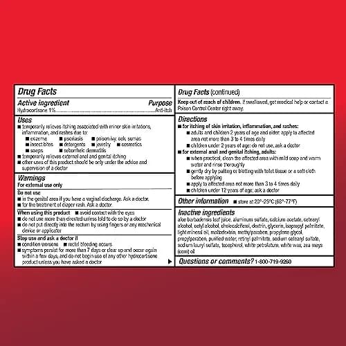 Amazon Basic Care Hydrocortisone 1% Anti-Itch Cream 59ml (2 Oz) | Fast Relief for Rashes & Inflammation thumbnail 3