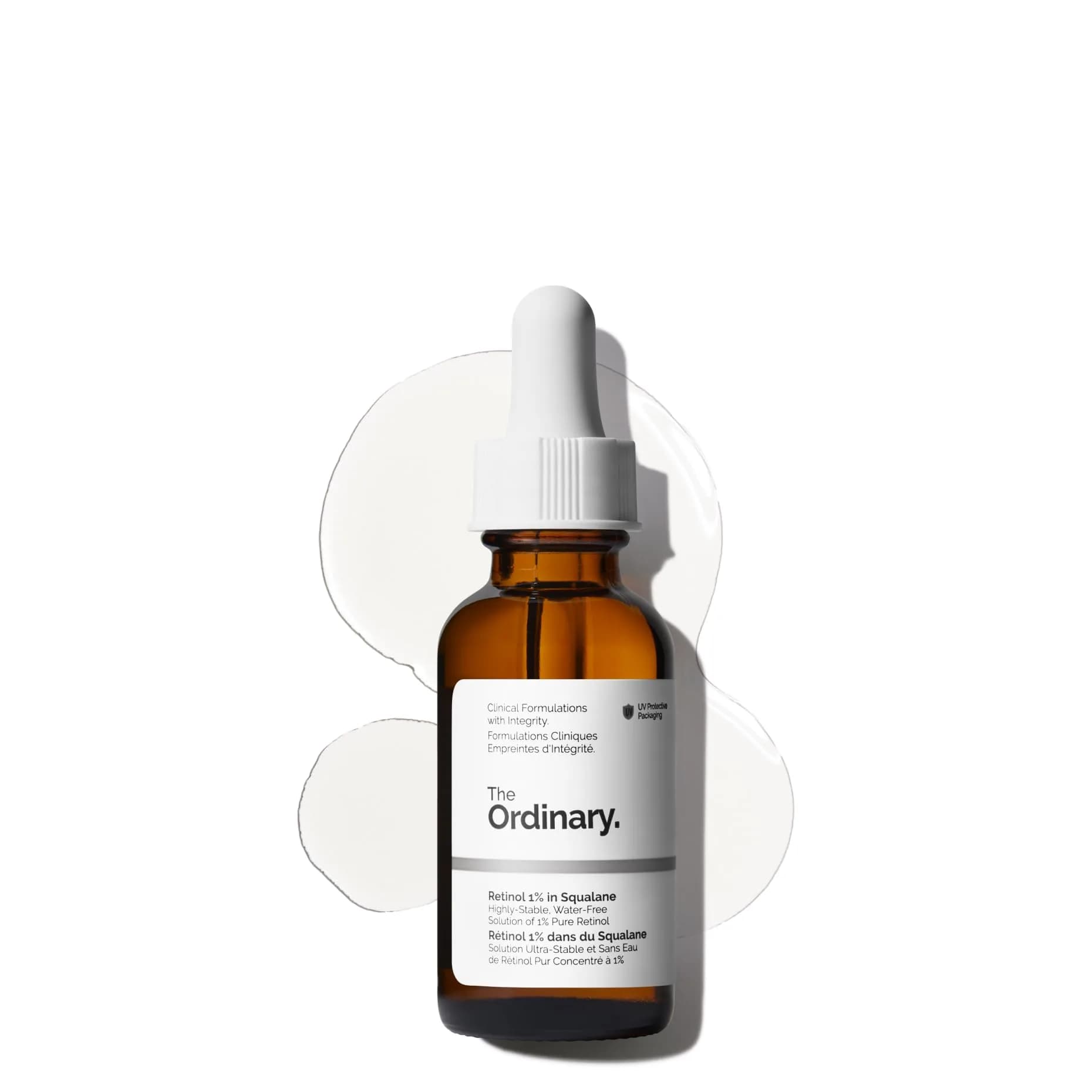 The Ordinary Retinol 1% in Squalane Serum 30ml (1 Fl Oz) | Targets Fine Lines & Skin Texture - main product image