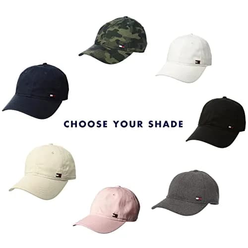 Tommy Hilfiger Men's Billy Corner Flag Dad Hat - Classic White, One Size thumbnail 5