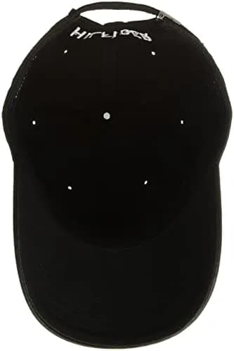 Tommy Hilfiger Men's Billy Corner Flag Dad Hat Black One Size | Classic Cotton Cap with Adjustable Strap thumbnail 2