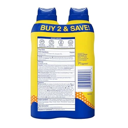 Banana Boat Sport Kids Sunscreen Spray SPF 50 Twin Pack | Tear-Free & Sting-Free Protection for Sensitive Skin thumbnail 9