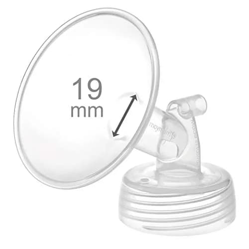 Maymom Widemouth Flange 19mm for Spectra S1/S2 Pumps | BPA-Free, FDA Compliant Plastic thumbnail 1