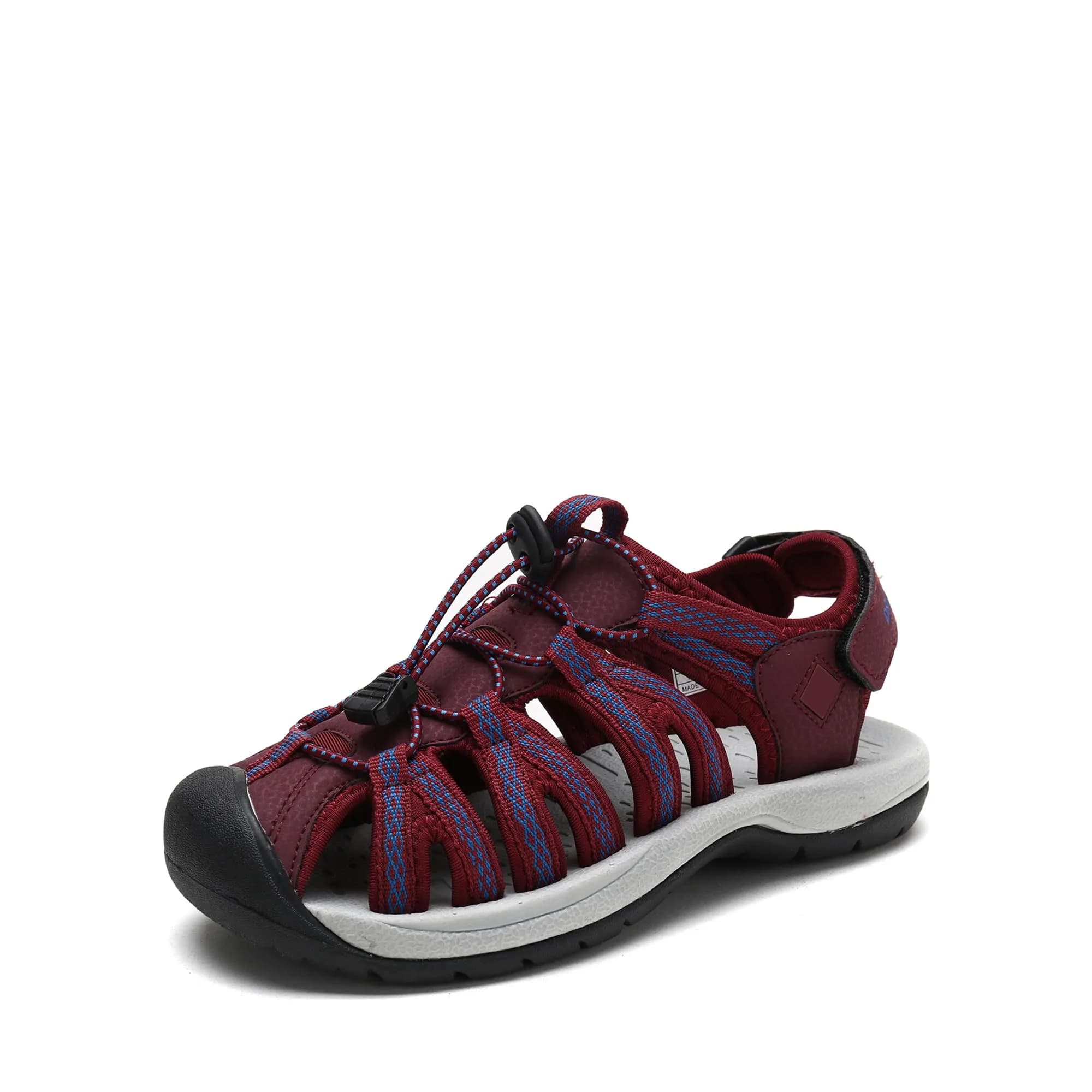 DREAM PAIRS Women's Closed Toe Sport Athletic Sandals 2.5cm (1" Heel) | Fuchsia, Size 9