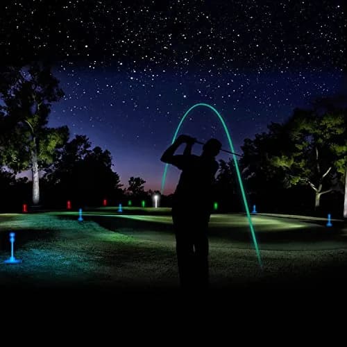 R&L Glow Golf Balls for Night Sports - 3 Pack with UV Flashlight | Play Golf After Dark thumbnail 8