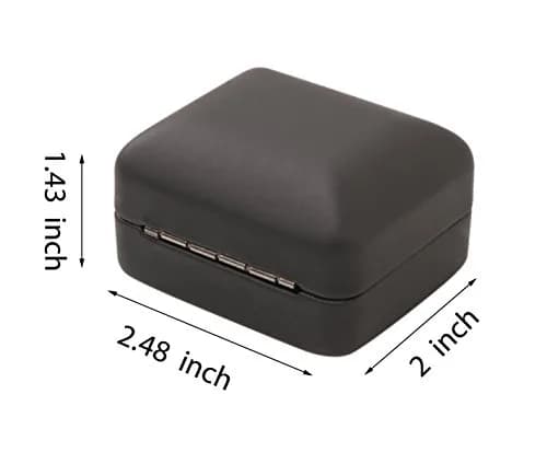 Omeet LED Mini Ring Box with Velvet Lining & Spotlight | Proposal, Engagement, Wedding thumbnail 2