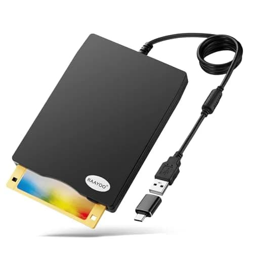 RAAYOO USB Floppy Disk Reader 3.5 inch 1.44 MB FDD External Portable Drive | Access Old Memories thumbnail 1