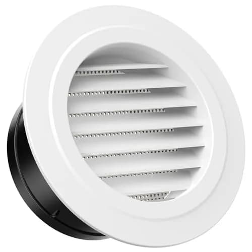Hon&Guan 6'' Soffit Vent Exhaust Vent 150mm | Weatherproof Air Vent with Fly Screen thumbnail 1