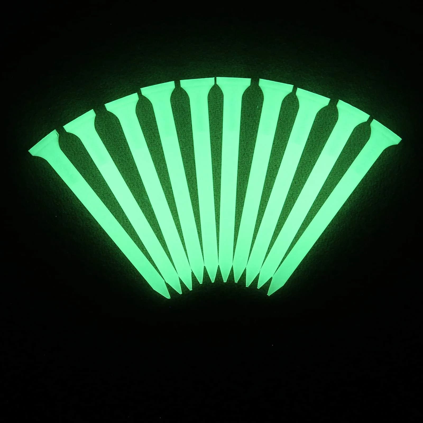 R&L Glow Golf Balls for Night Sports - Tournament Fluorescent 6 Pack | Rechargeable with UV Flashlight — Glow Tees