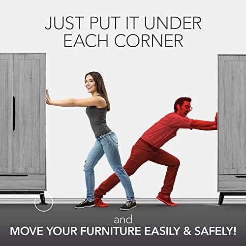 X-Protector Felt Furniture Sliders 8 pcs 4 3/4 inch | Heavy Duty Hardwood Floor Protectors thumbnail 5