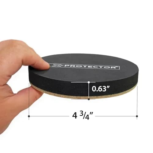 X-Protector Felt Furniture Sliders 8 pcs 4 3/4 inch | Heavy Duty Hardwood Floor Protectors thumbnail 2