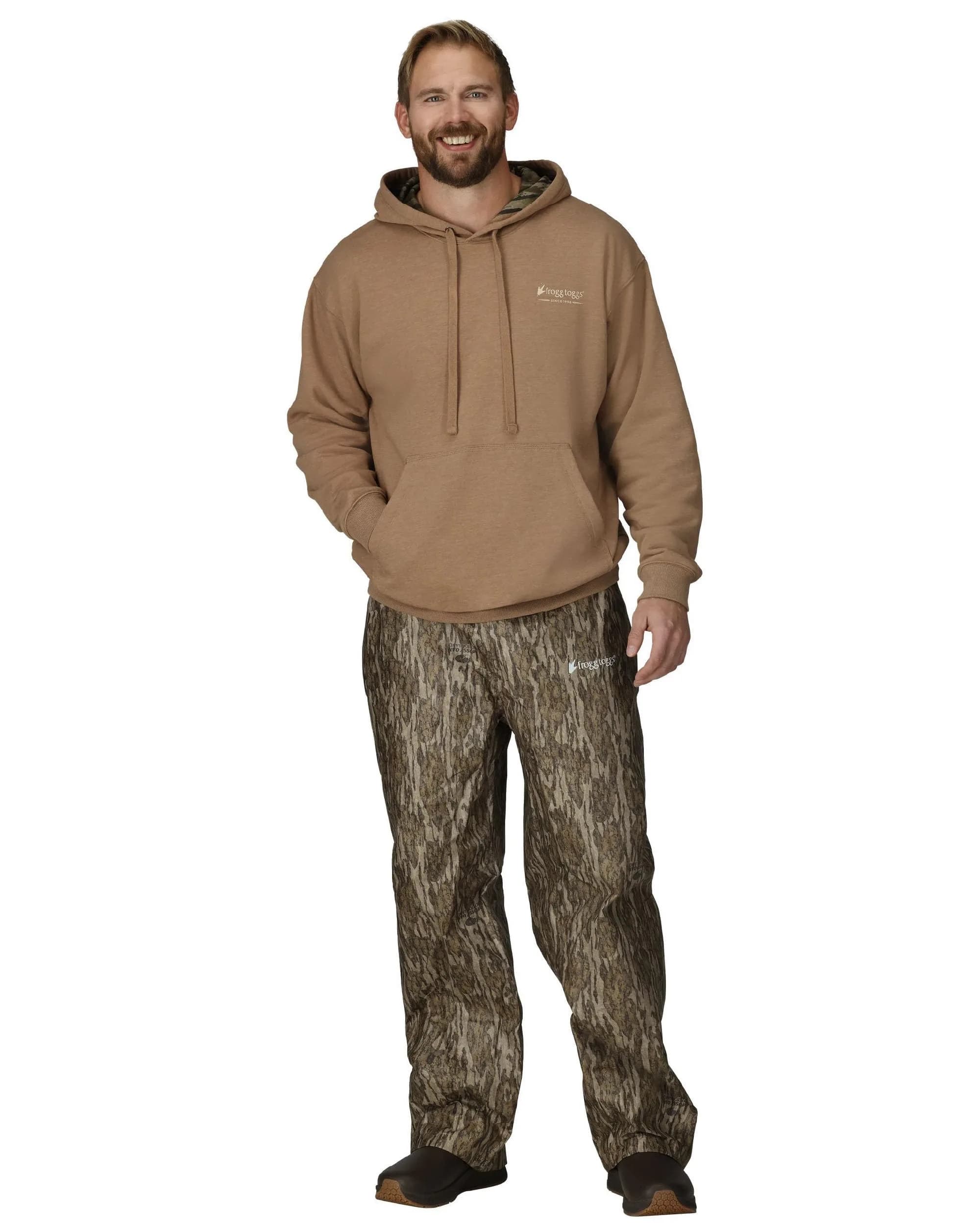 FROGG TOGGS Men's Classic Pro Action Waterproof Breathable Rain Pant | Adjustable Elastic Waist, 8,000MM Waterproof, 3,000 MVTR, Windproof, Over Boots Fit