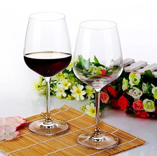 Amlong Crystal All-Purpose Wine Glasses 17oz | Lead-Free, Dishwasher Safe, Set of 4 thumbnail 3