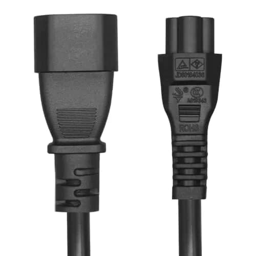 Tekit IEC C14 to C5 Power Cord 1.8m (6ft) | 3-Prong Laptop Power Cable Replacement thumbnail 4