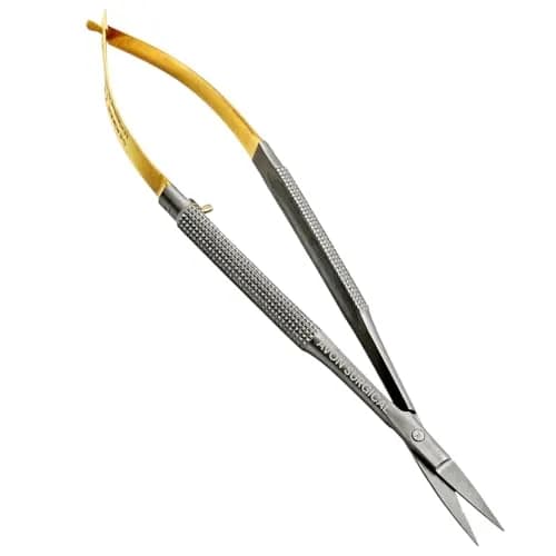 Cynamed German Stainless Set of 5 Micro Surgical Scissors & Needle Holders | 6 Inch Precision Instruments thumbnail 2