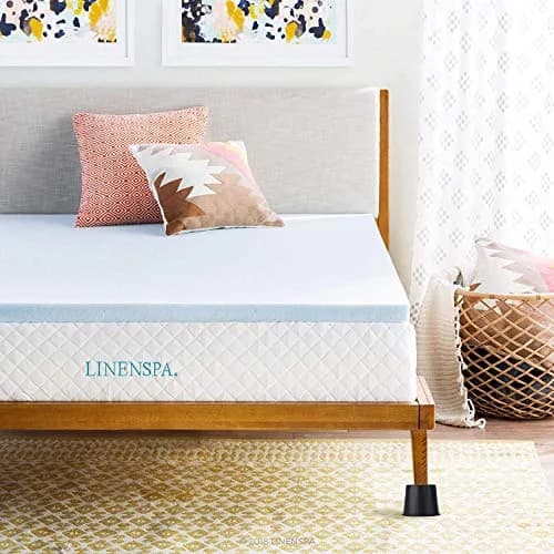 BTSD-home Round Bed Risers 4 Inch | Heavy Duty Furniture Leg Extenders for Underbed Storage & Easier Standing (4-Pack, 10.16 cm) thumbnail 4