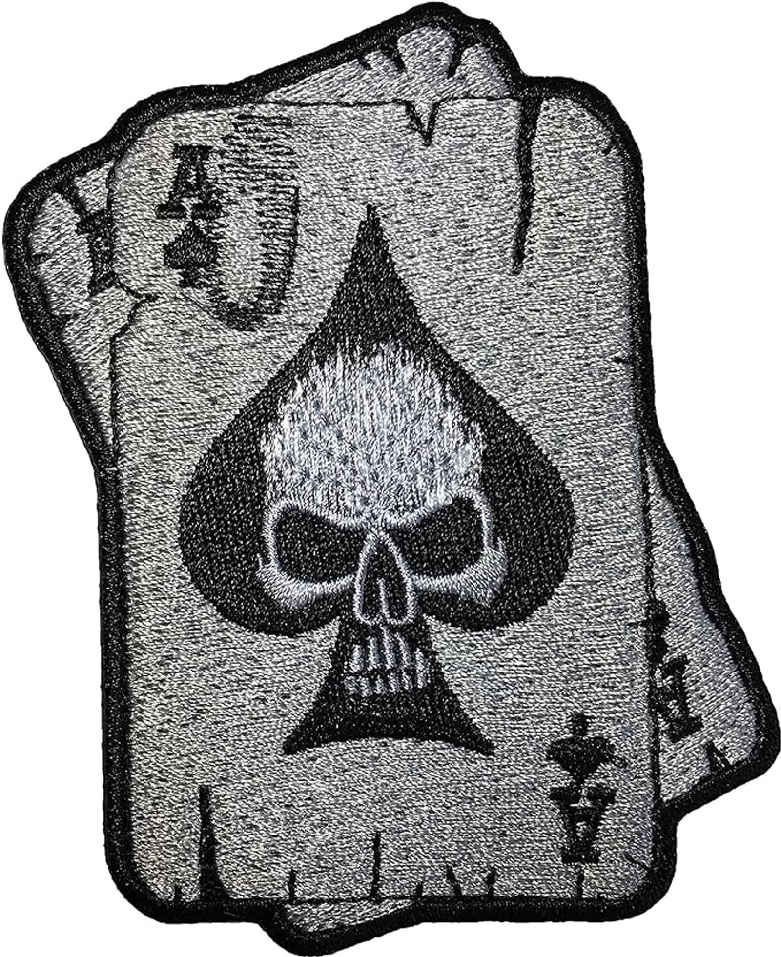 HHO CARTOON PATCH Diamond Card Ace Logo Lucky Embroidered DIY Patch 17cm x 25cm | Sew Iron Kids Craft Patch for Bags Jackets Jeans - main product image