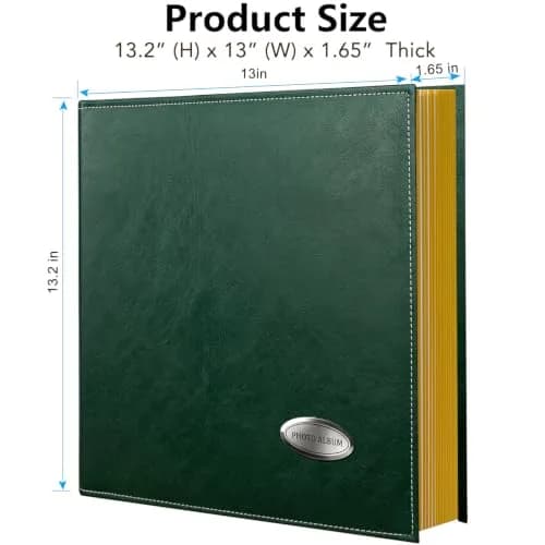 Zoview Classic PU Leather Photo Album 33cm (13 Inch) | Holds 4x6, 5x7, 6x8, 8x10 Photos thumbnail 7