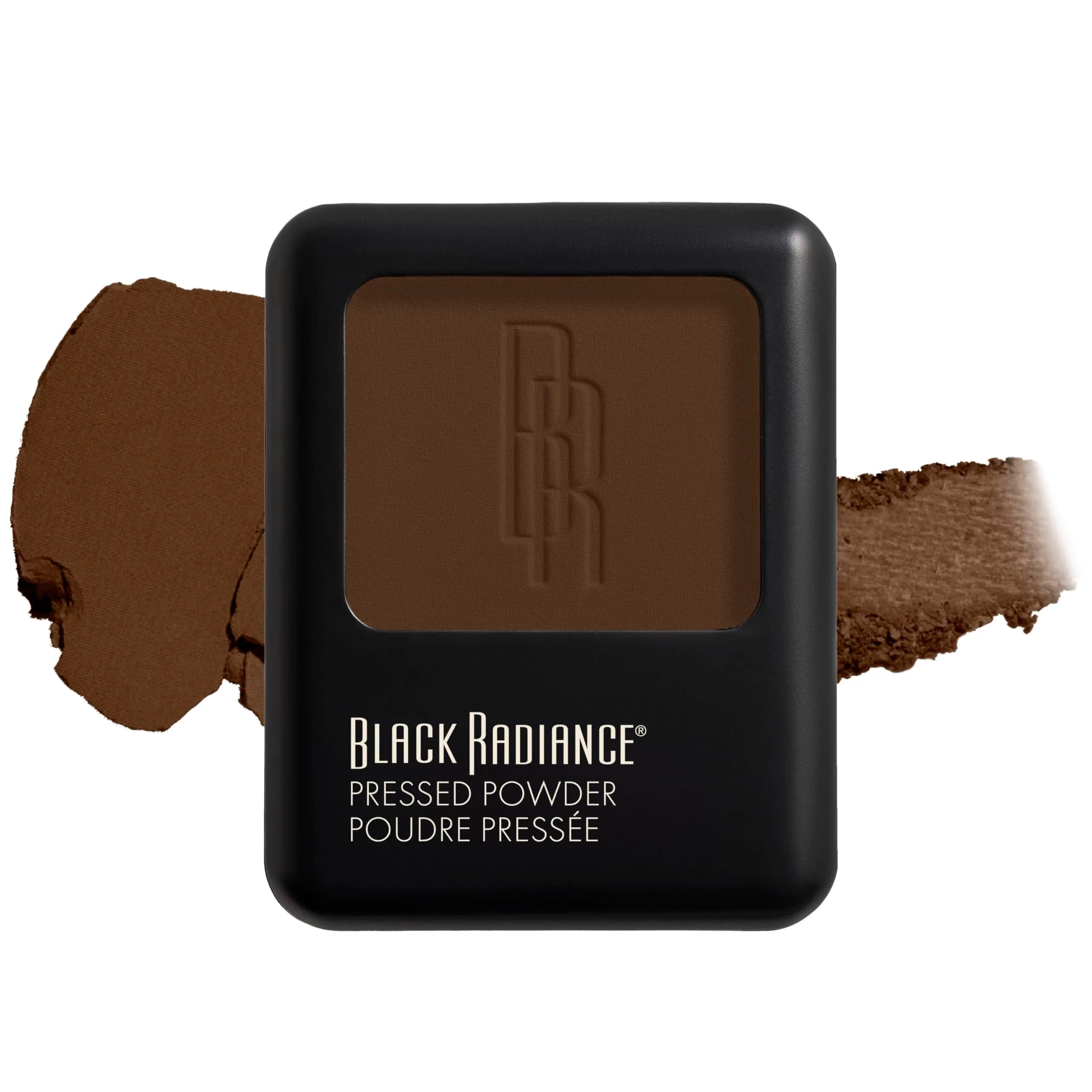 Black Radiance Pressed Powder 0.28oz | Matte Finish for Deep Skin Tones, Oil-Absorbing Compact with Mirror & Sponge - main product image