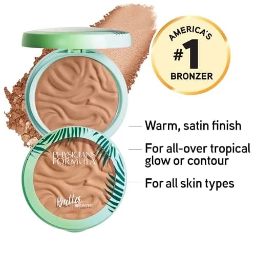 Physicians Formula Murumuru Butter Bronzer Sunkissed Bronzer 10.8g (0.38 oz) | Tropical Glow & Sensitive Skin Formula thumbnail 2