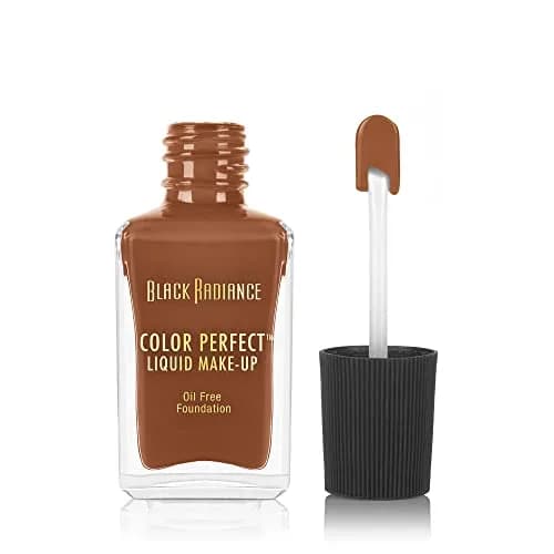 Black Radiance Color Perfect Liquid Make-Up Cinnamon 29.57ml (1 Fl Oz) | Full Coverage for Deeper Skin Tones thumbnail 1
