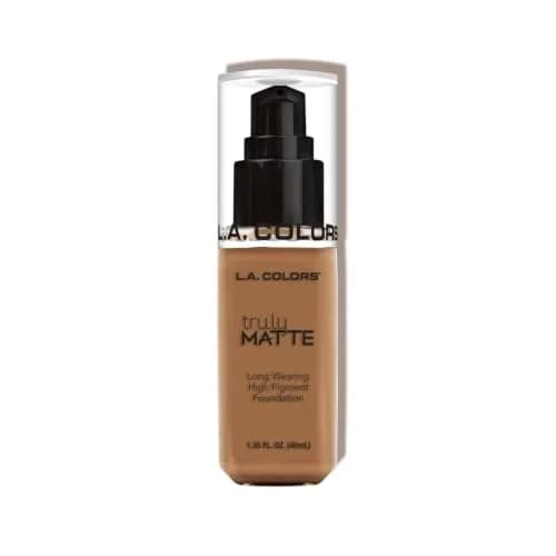 L.A. COLORS Truly Matte Foundation Deep Tan 85ml (2.9 Fl Oz) | Long-Wearing Matte Finish thumbnail 2