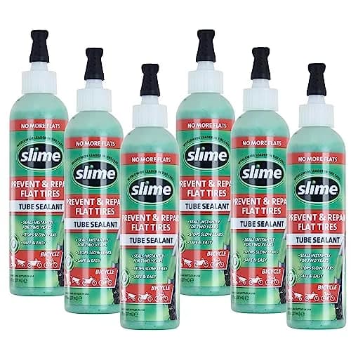 Slime Tube Sealant 8oz (237ml) 6-Pack | Seals Punctures Up to 3mm Instantly thumbnail 1