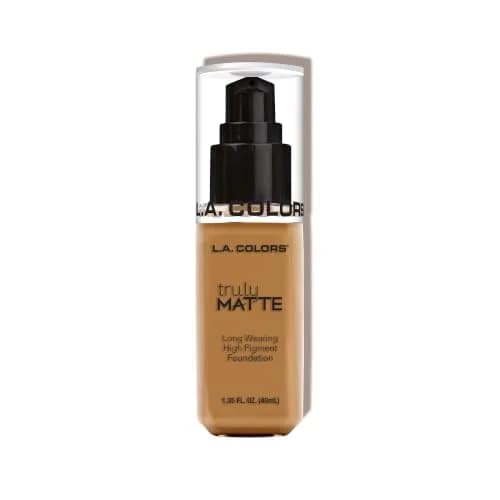 L.A. COLORS Truly Matte Foundation Cafe 2.9 Fl Oz (85 ml) | High-Pigment, Long-Wear Matte Finish thumbnail 1