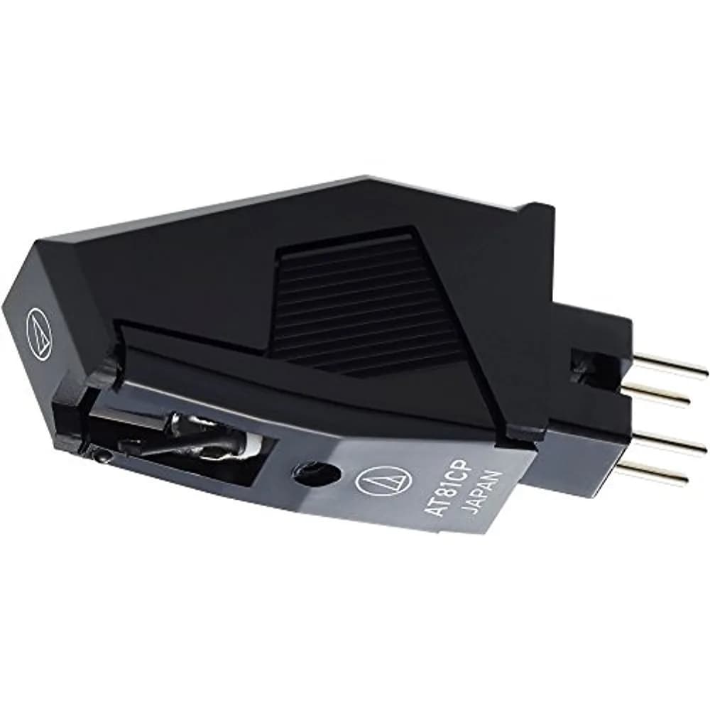 Audio-Technica ATN81CP Replacement Conical Stylus for AT81CP | 6 Mil Conical Tip, Aluminum Cantilever — Black
