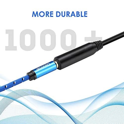 Devinal 6.35mm 1/4" TRS Audio Extension Cable 10 ft | Gold Plated Stereo Connector thumbnail 2