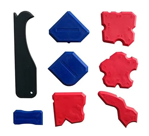 EONBES Silicone Sealant Finishing Tools - 8 Piece Set | Professional Caulk Smoother & Remover thumbnail 1