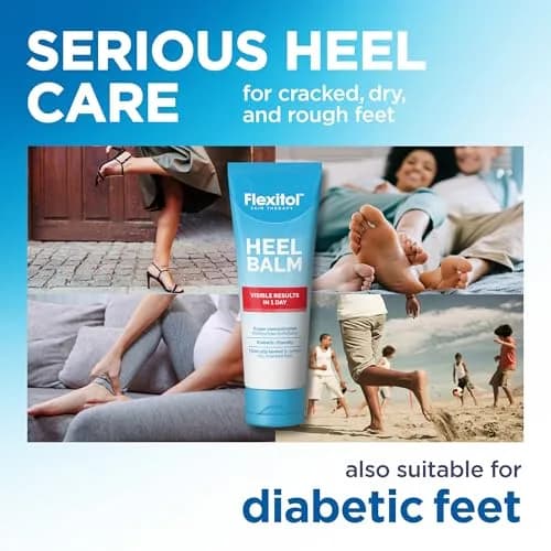 Flexitol Heel Balm Twin Pack 202ml (8 oz) | Clinically Tested for Dry Cracked Heels thumbnail 4