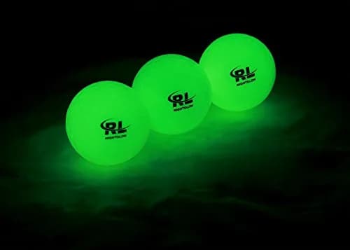 R&L Night Golf Balls Glow in the Dark 12 Pack + Flashlight | Long-Lasting Bright Luminous Balls thumbnail 2