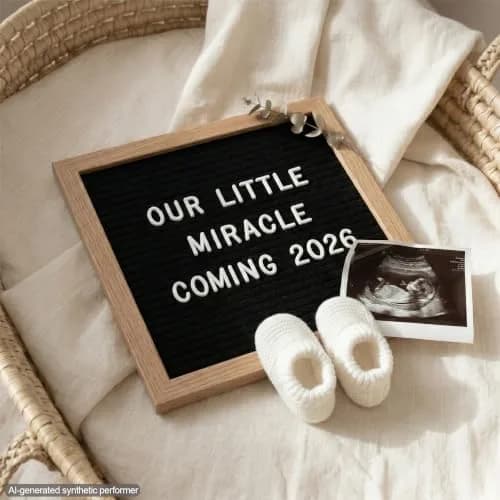 C CRYSTAL LEMON Black Felt Letter Board 10x10in (25x25cm) | Baby Announcement Sign with 336 Letters thumbnail 2