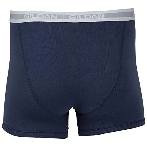 Gildan Men's Underwear Boxer Briefs, Multipack, Mixed Blue (5-Pack), Large | Moisture-Wicking Comfort for Men thumbnail 6