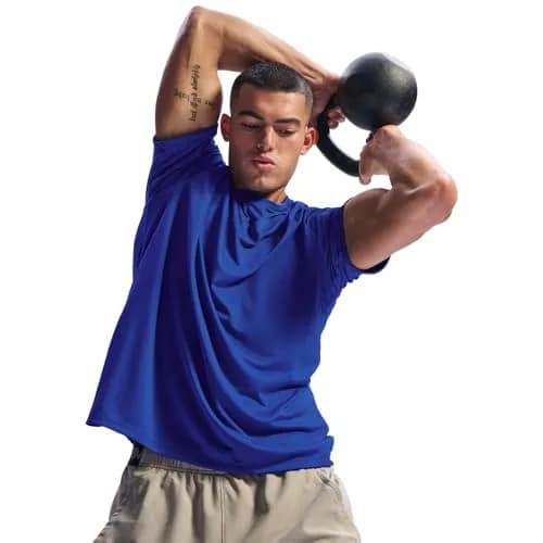 Under Armour Men's Tech 2.0 Short-Sleeve T-Shirt Royal/Graphite Small | Quick-Dry & Sweat-Wicking Performance thumbnail 4