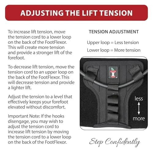 Core Products FootFlexor Foot Drop Brace M/L | Adjustable Dorsiflexion Support for Natural Gait thumbnail 8