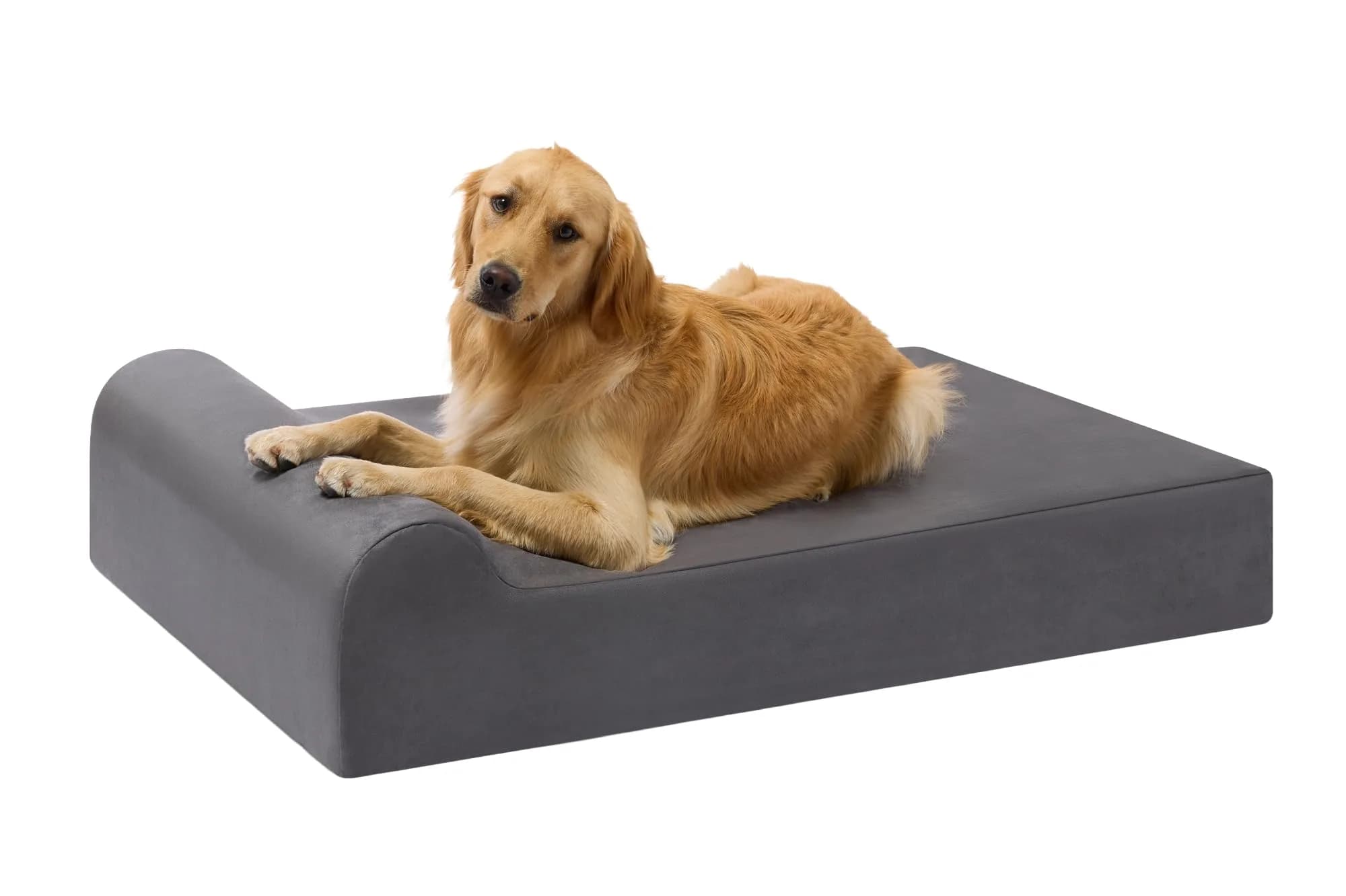 Big Barker Orthopedic Dog Bed - 7" Pillow Top, Large, Memory Foam Support for Large Dogs