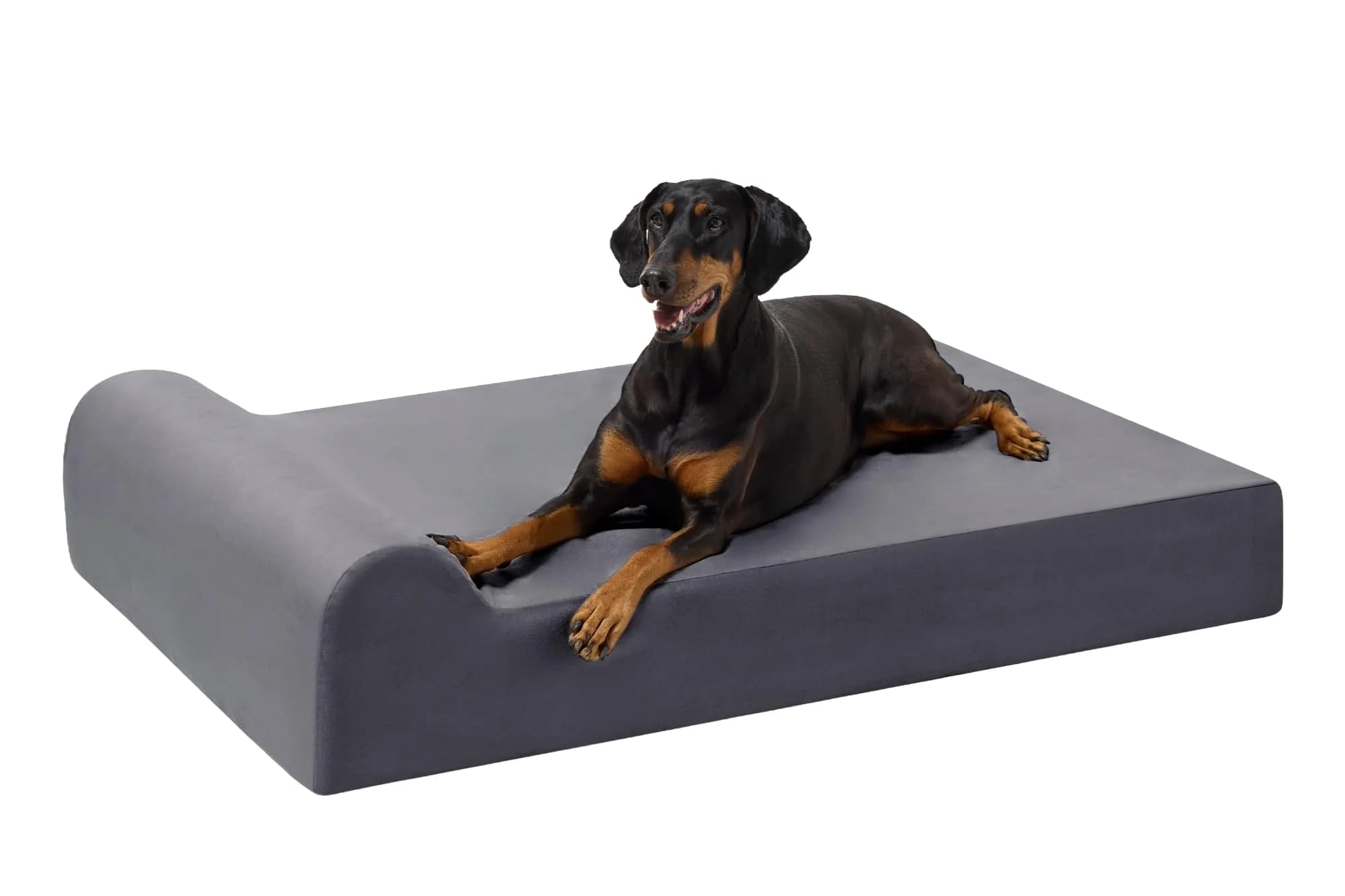 Big Barker Headrest Edition Orthopedic Dog Bed - 7" Pillow Top, 52"x36"x7" | Supports Joints & Arthritis - main product image