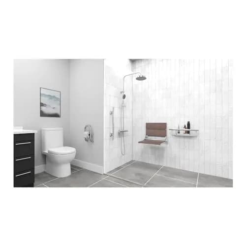 Invisia Accent Bar 24" ADA Designer Grab Bar, Bath Safety - Polished Chrome | Discreet, Stylish Support for Bathrooms thumbnail 2
