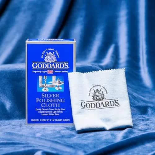 Goddard's Silver Polishing Cloth 2 Pack | Cleans and Protects Silverware & Jewelry thumbnail 8