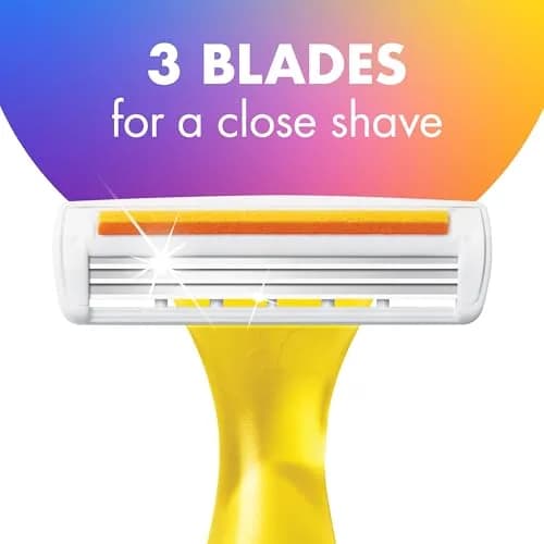 BIC Soleil 3 Colors Women's Disposable Razor 14-Pack | Triple-Blade, Aloe Vera, Dorm Essential thumbnail 2