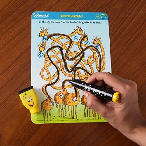 Skillmatics Dots & Mazes Reusable Activity Mats with Dry Erase Marker, 6 Mats + Accessories | Ages 3-6 thumbnail 4