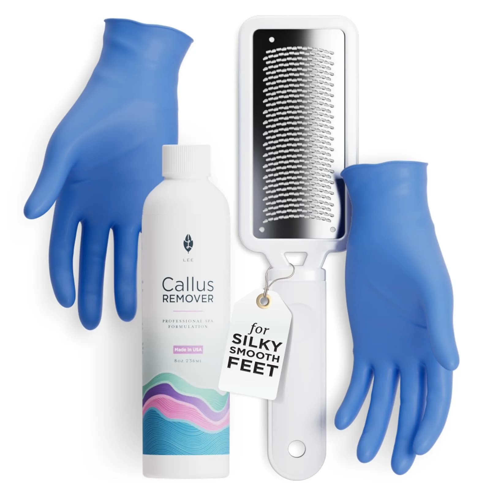 Lee Beauty Professional Gel Callus Remover 8oz (237ml) | Fast-Acting Formula for Smoother Feet