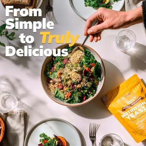 Sari Foods Co Nutritional Yeast Flakes 24 oz (680 g) | Non-Fortified Vegan Superfood Seasoning thumbnail 4