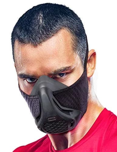 Sparthos High Altitude Training Mask, Running Breathing Mask - Midnight Black | 16 Breathing Levels thumbnail 1